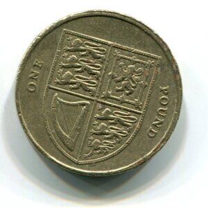 2012 Great Britain Shield of the Royal Arms One Pound Coin (b510-9)